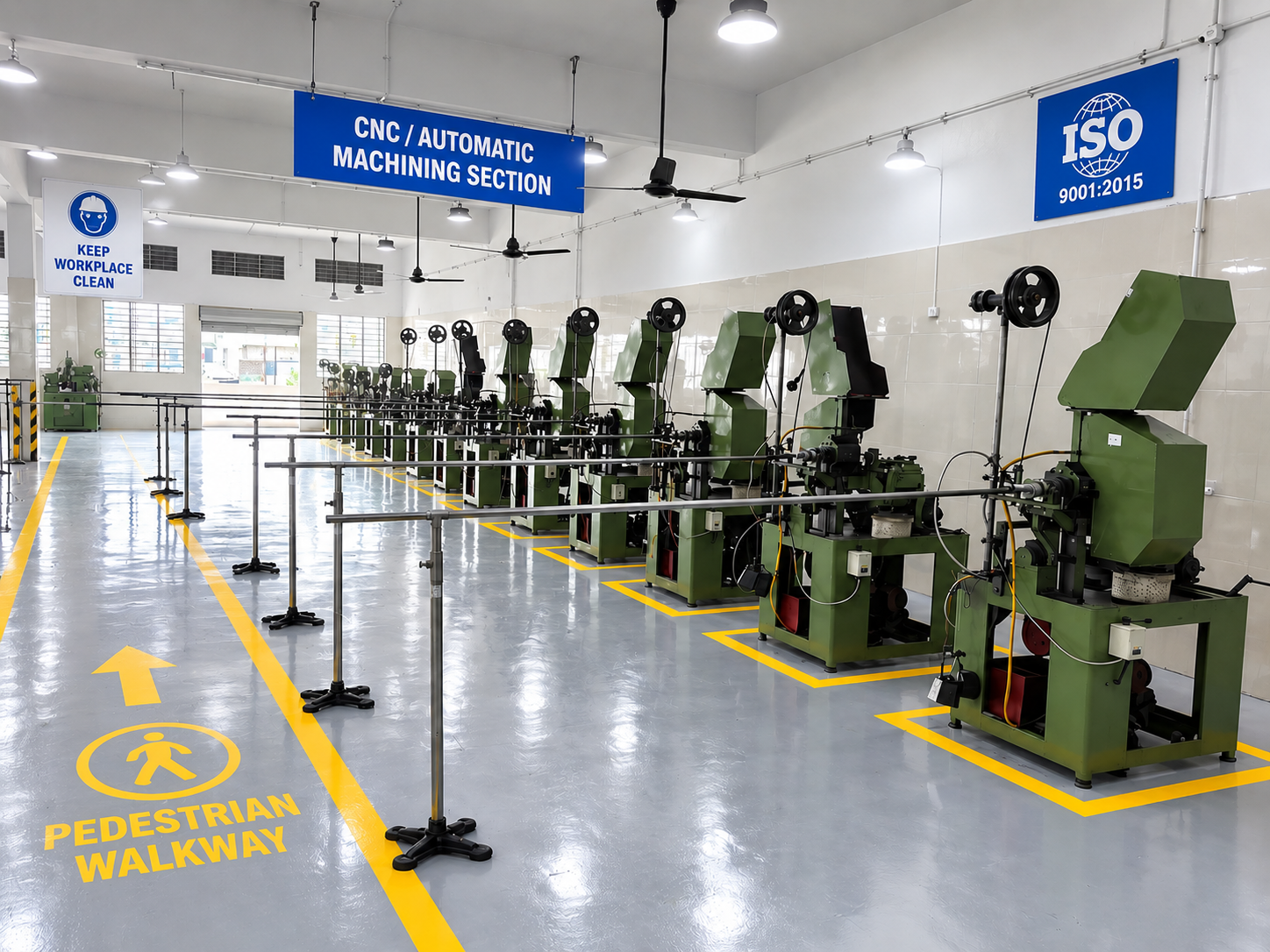 Advanced CNC turning and precision machining floor